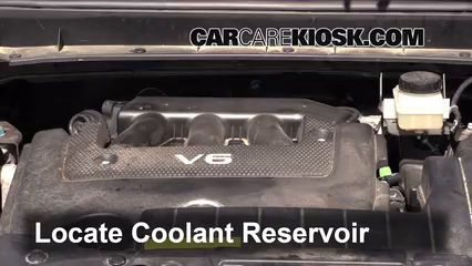 2012 Nissan Murano SL 3.5L V6 Coolant (Antifreeze) Check Coolant Level
